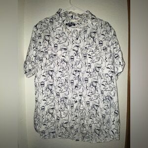 Truly unique Karl Laggerfeild button up shirt